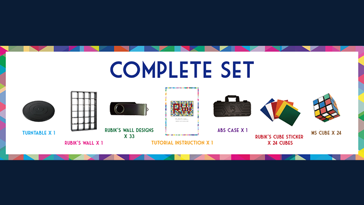 RUBIKS WALL Complete Set by Bond Lee