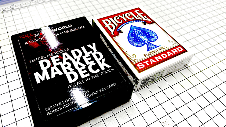 DEADLY MARKED DECK RED BICYCLE by MagicWorld