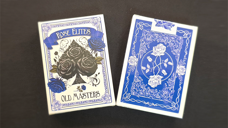 Rose Elites - Old Masters (Blue) Marked Deck Playing Cards