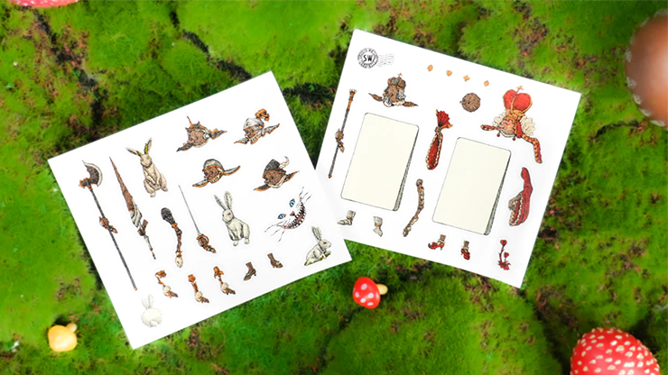 Childhood Playing Cards (Half Brick Standard + Gilded ) by TCC & Lunzi