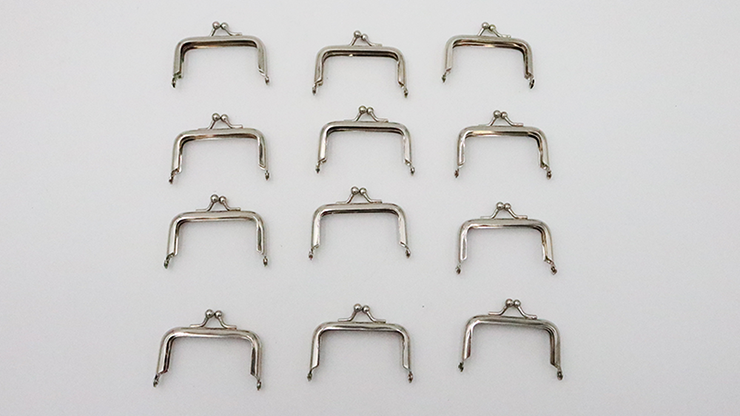 Purse Frames (Silver, 12 in one pack) Goshman