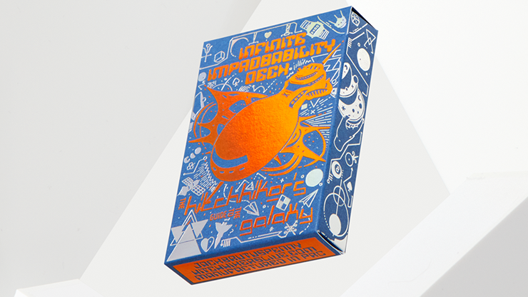 The Hitchhiker's Guide to The Galaxy- The Infinite Improbability Deck (Whale Blue)