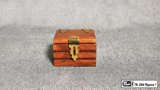 Quarter Go Box (Teak) by Mr. Magic
