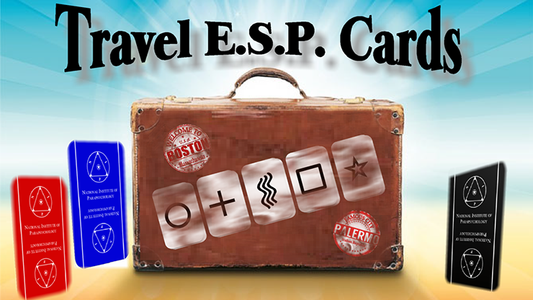 Travel ESP Cards Black (Gimmicks and Online Instructions) by Paul Carnazzo