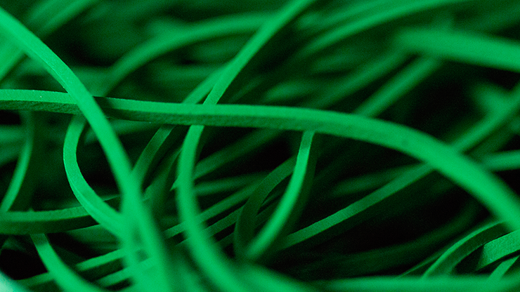 Joe Rindfleisch's SIZE 16 Rainbow Rubber Bands (Marcus Eddie - Green Pack  ) by Joe Rindfleisch