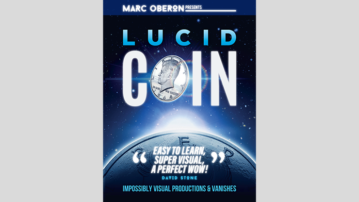 LUCID COIN (Gimmick and Online instructions) by Marc Oberon - Trick