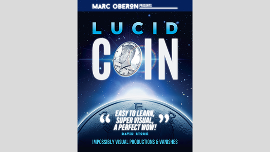 LUCID COIN (Gimmick and Online instructions) by Marc Oberon - Trick