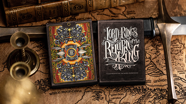 The Lord of the Rings - Return of the King Playing Cards (Black Gilded Edition) by Kings Wild