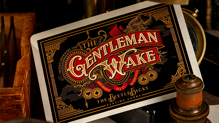 The Beetle Backs (Crimson Edition) Playing Cards