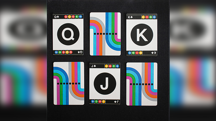 WHITE EDITION FULTON STREET MTA PLAYING CARDS (1972 VIGNELLI MAP EDITION)