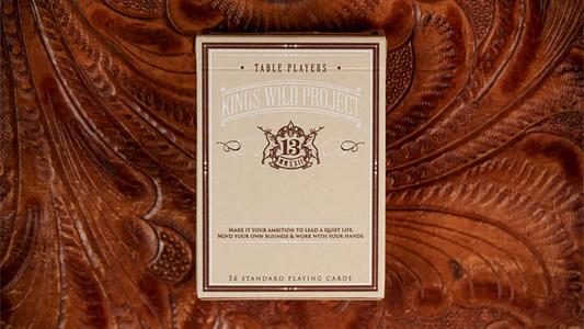 Limited No.13 Table Players Vol.13 Playing Cards by Kings Wild Project