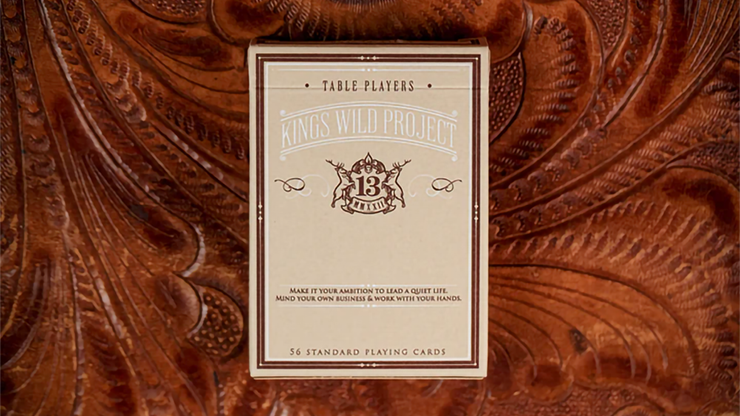 Limited No.13 Table Players Vol.13 Playing Cards by Kings Wild Project