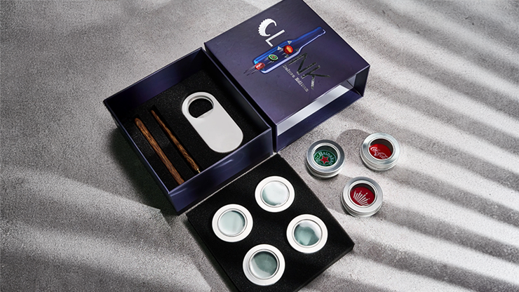 The Clink (Cap in Bottle) Set by Iarvel Magic and Wonder House (Heineken, Coke, and Budweiser)