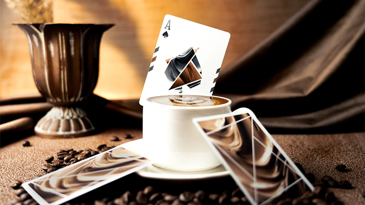 Flexible Mocha Mousse Playing Cards by TCC