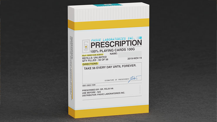 PRESCRIPTION Playing Cards
