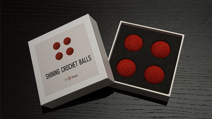 Shining Crochet Balls (Red) by JT Magic
