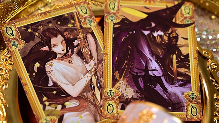 King Arthur V2 (Golden Dawn) Playing Cards by KING STAR