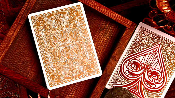 Sanctuary (Gold) Playing Cards
