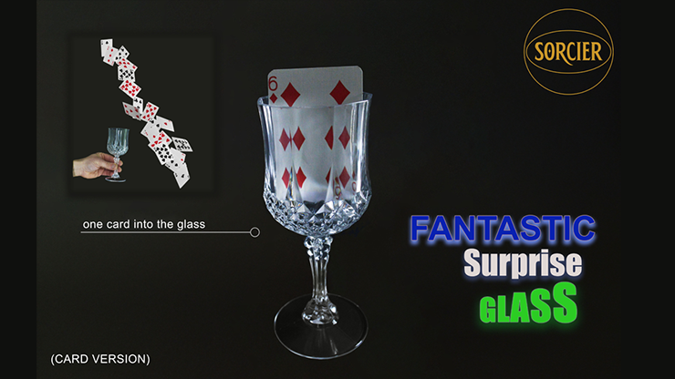 Fantastic Surprise Glass (Card Version)  by Sorcier Magic