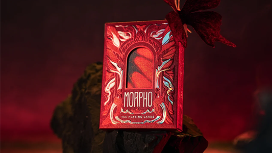Morpho V2 (Carmine / Red) Playing Cards by TCC Fashion