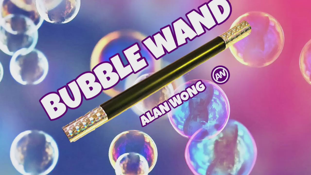 BUBBLE WAND (Gimmick and Online Instructions) by Alan Wong - Trick