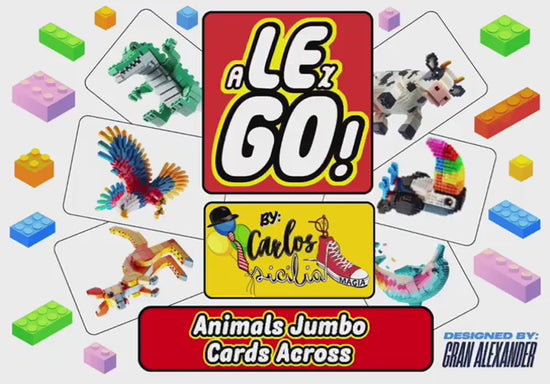 JUMBO ACROSS CARD aLExGO! by Carlos Sicilia